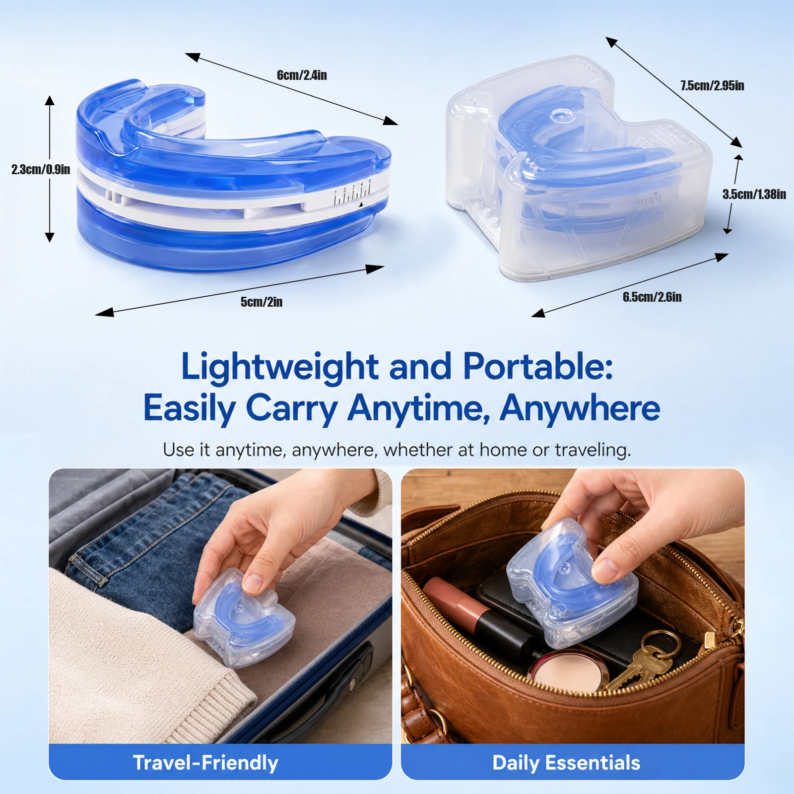 Adjustable Anti Snoring Mouthpiece for Adults, - Image 3