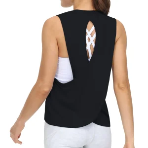 Women's Open Cross Back Workout Tank