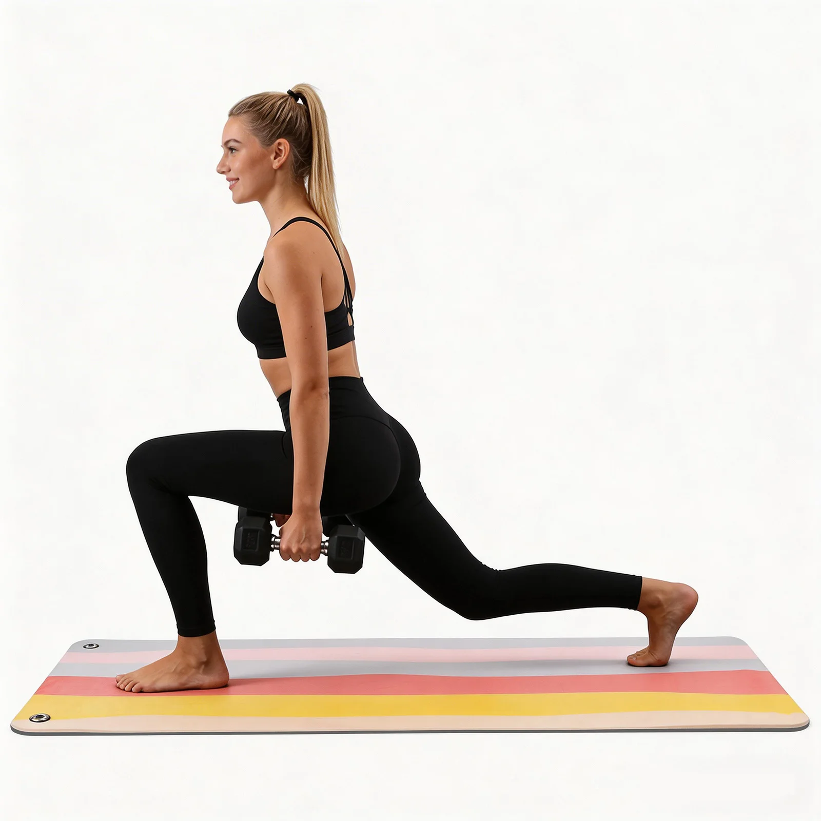 5mm Thick Non-Slip Hanging Yoga Mat - Image 1