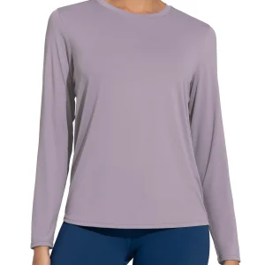 Women's Ultra Soft Long Sleeve Workout Shirts - Thumbnail Image 4