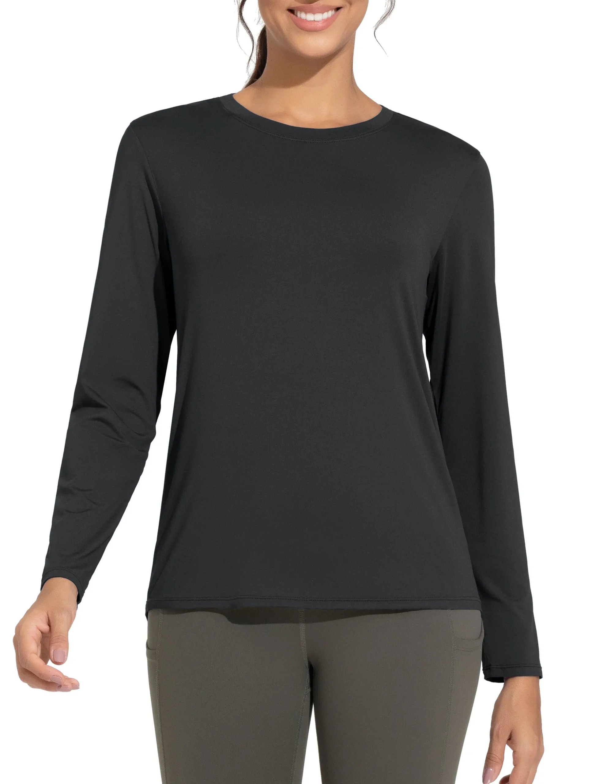 Women's Ultra Soft Long Sleeve Workout Shirts - Image 6