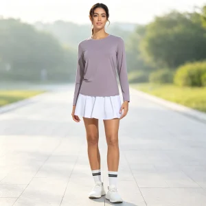Women's Ultra Soft Long Sleeve Workout Shirts - Thumbnail Image 9