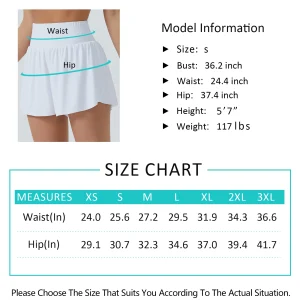 Women's High Waisted Flowy Running Shorts - Thumbnail Image 7