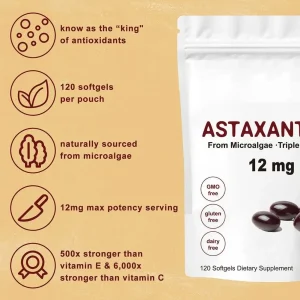 Astaxanthin 12mg with MCT Oil - Thumbnail Image 3