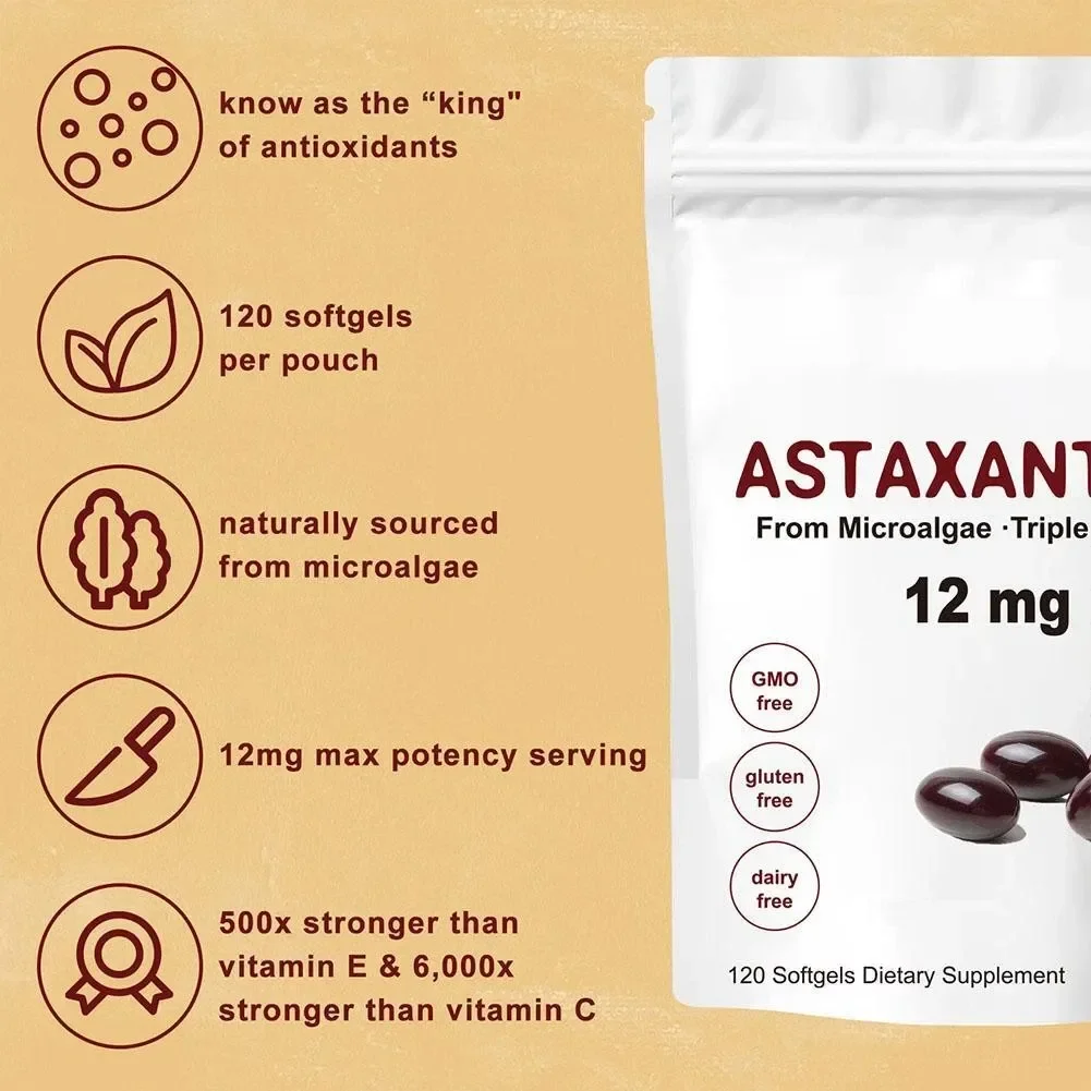 Astaxanthin 12mg with MCT Oil - Image 3