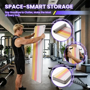 5mm Thick Non-Slip Hanging Yoga Mat - Thumbnail Image 3