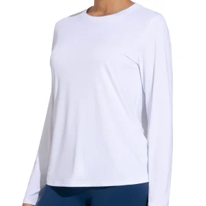 Women's Ultra Soft Long Sleeve Workout Shirts - Thumbnail Image 3