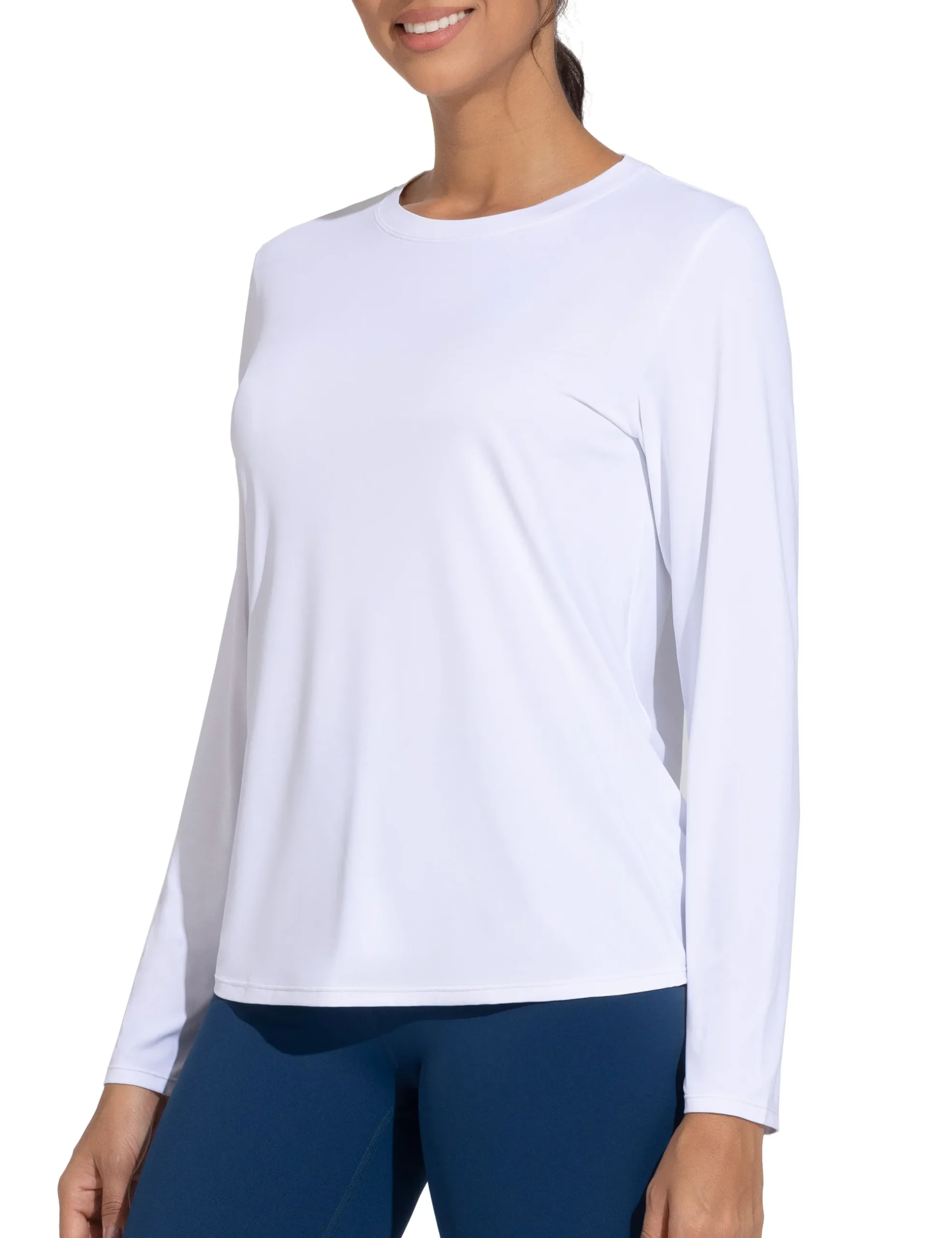Women's Ultra Soft Long Sleeve Workout Shirts - Image 3