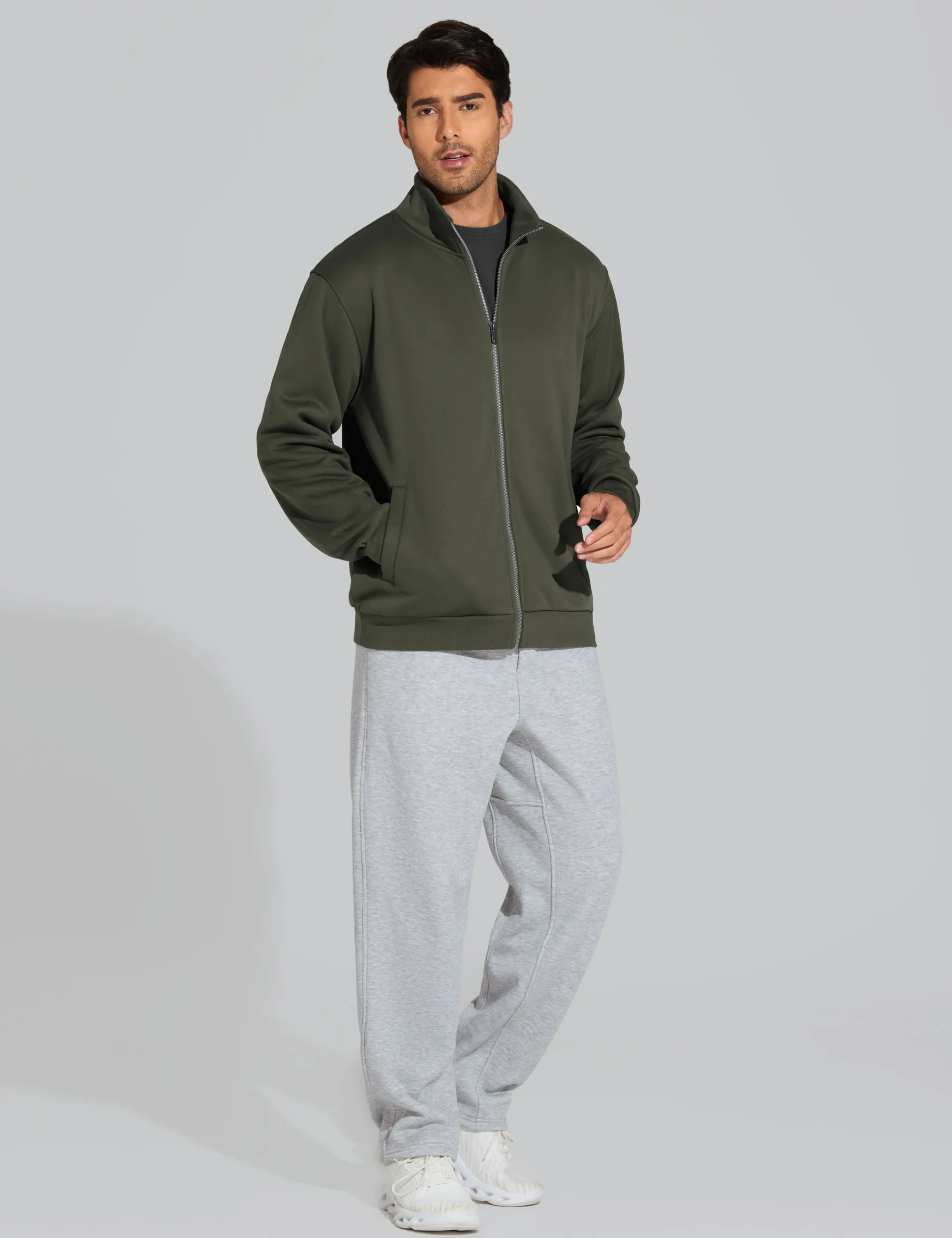 Men's Baggy Sweatpants Fleece Drawstring Straight Leg - Image 4