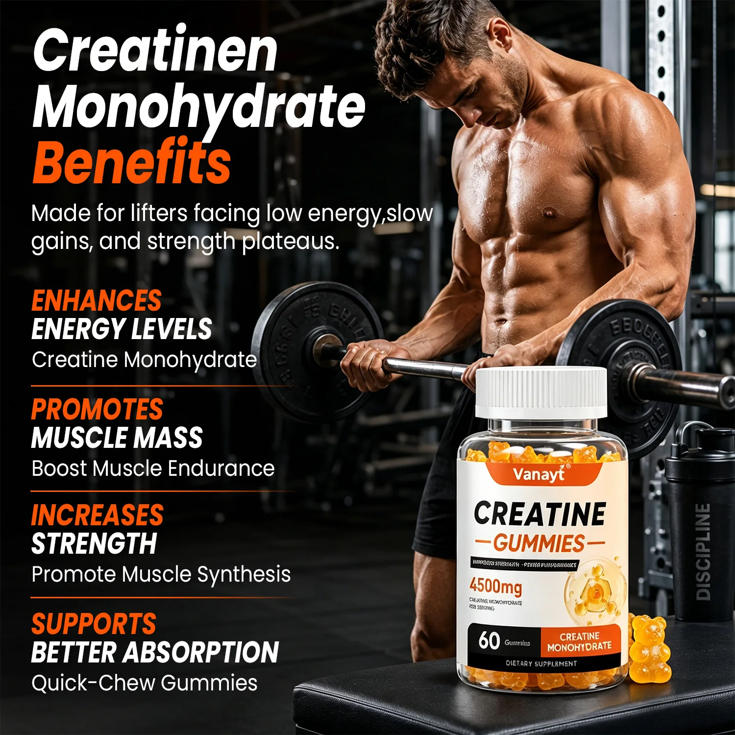 Creatine Monohydrate Gummies 4500mg - Image 5