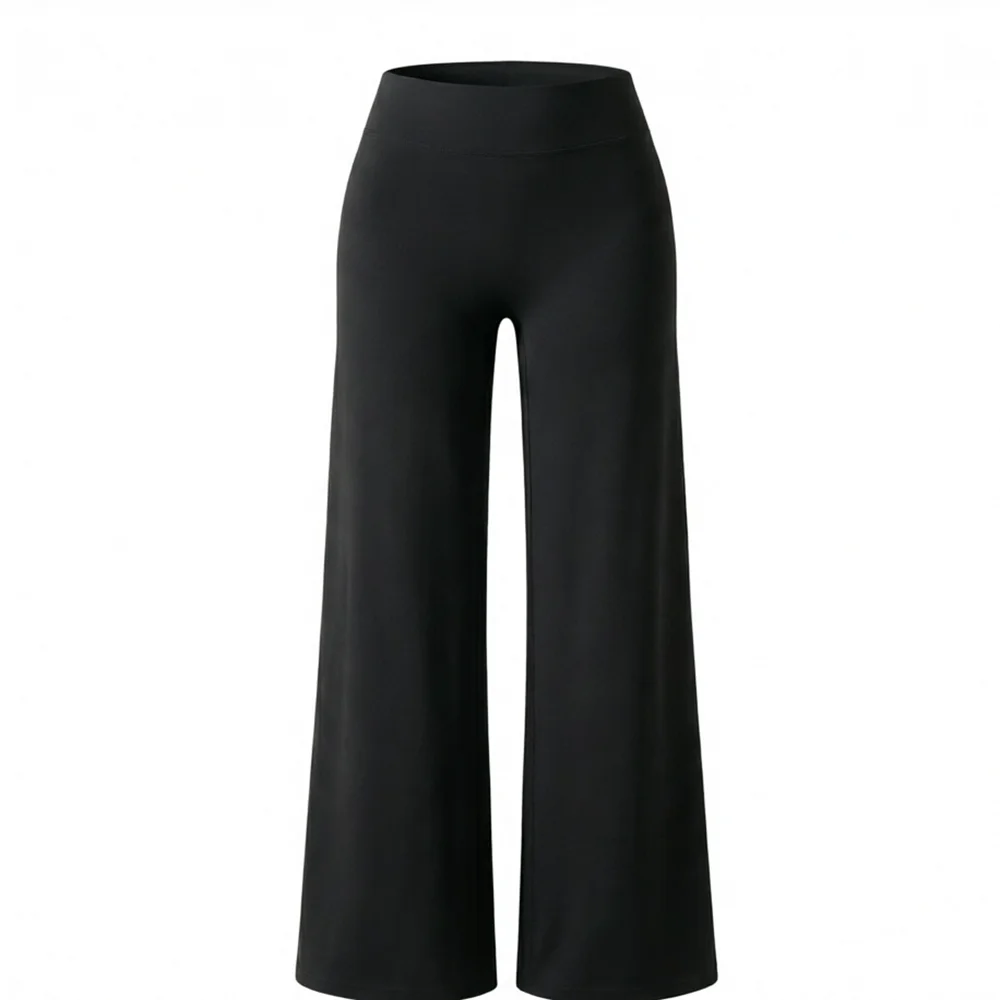 Women High Waist Wide Leg Yoga Pants - Image 3