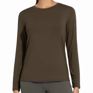 Women's Ultra Soft Long Sleeve Workout Shirts - Thumbnail Image 5