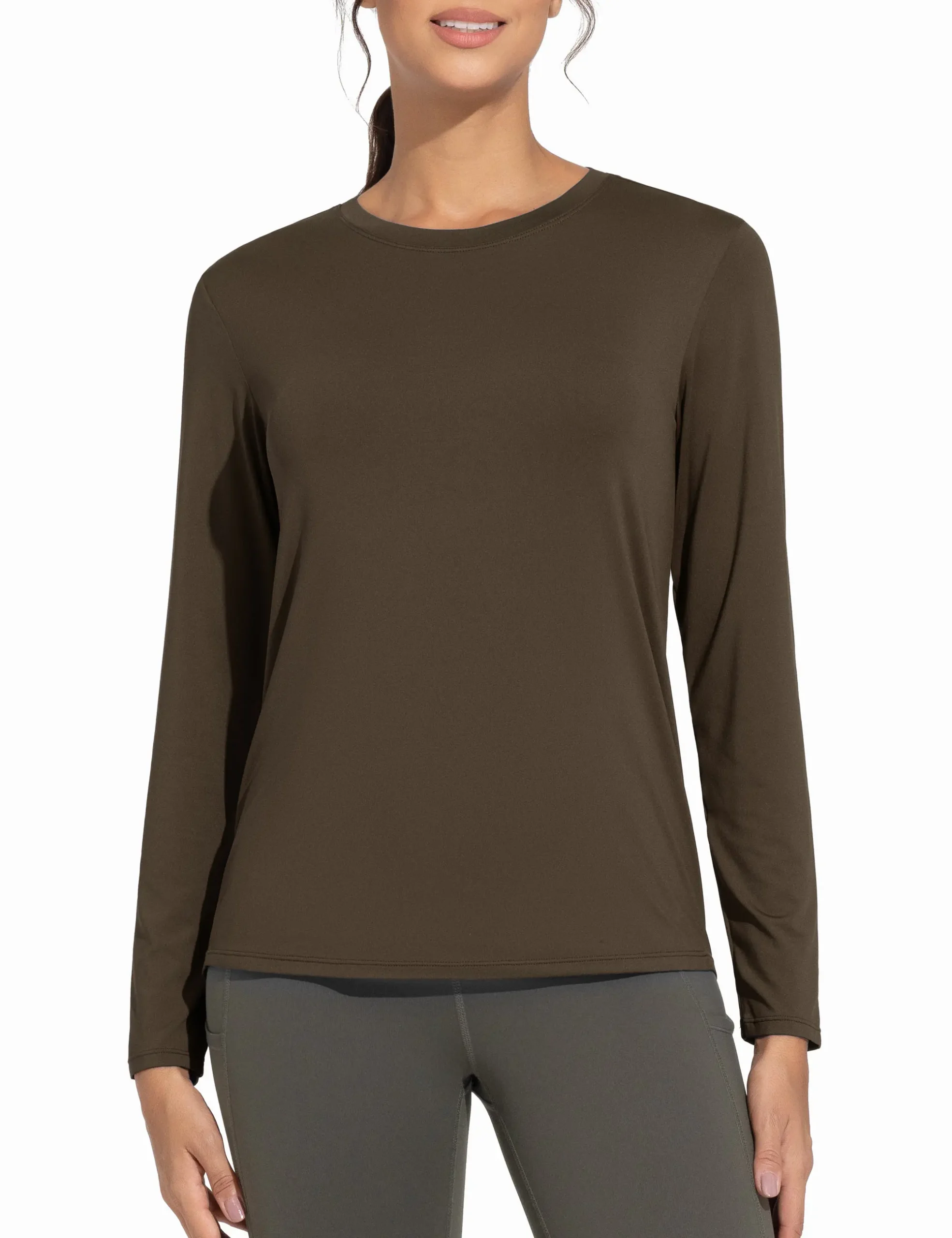 Women's Ultra Soft Long Sleeve Workout Shirts - Image 5