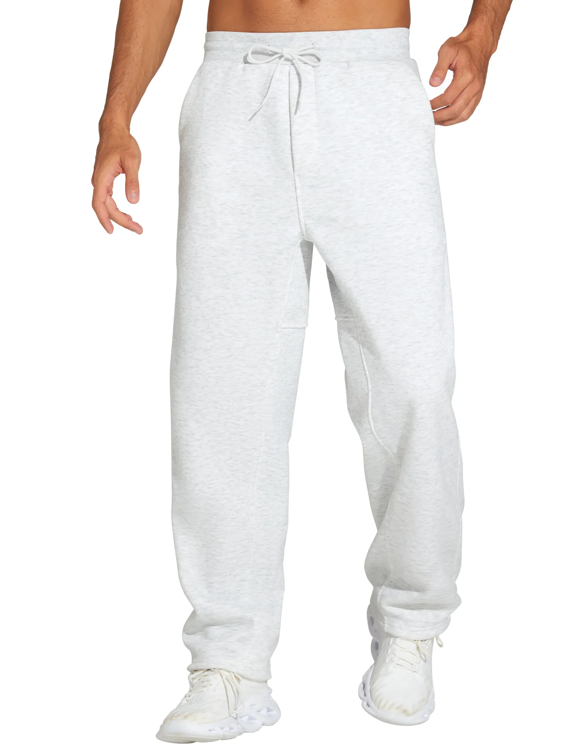 Men's Baggy Sweatpants Fleece Drawstring Straight Leg - Image 3